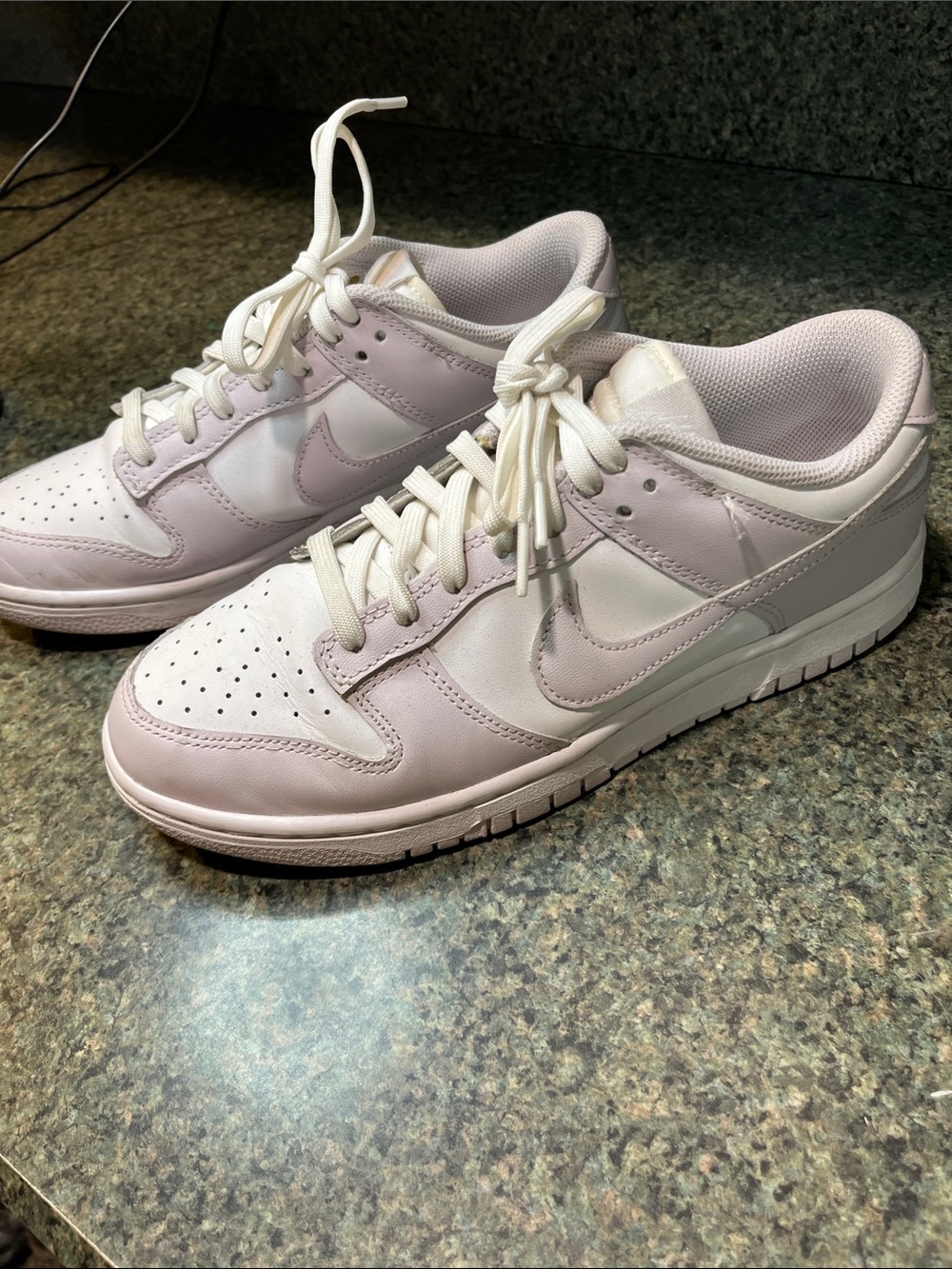Nike Women’s Low-Top Sneakers in Light Pink and White